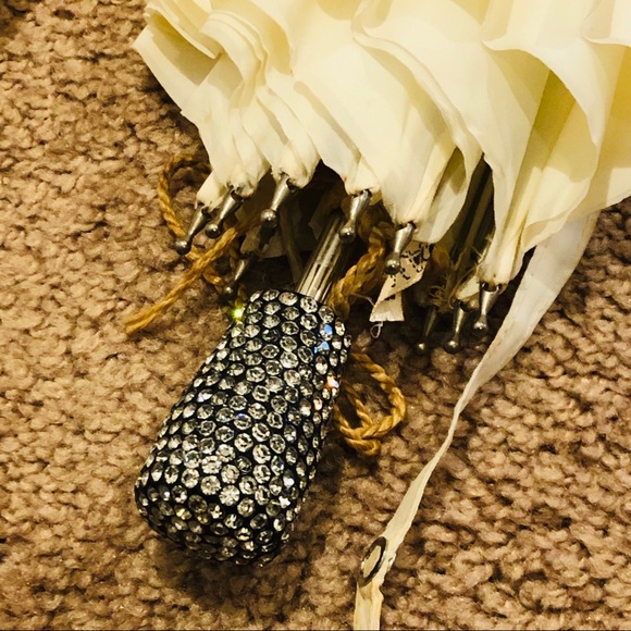 Antique Bejeweled Umbrella - Picture 6 of 17